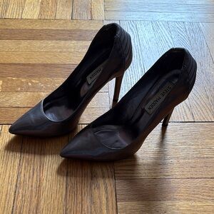 Steve Madden Elegant Pewter Gray Heels